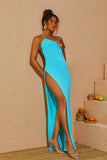 Chloe Cut Out Backless Halter Dress