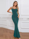 Pamela Spaghetti Strap Gown Dress