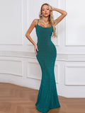 Pamela Spaghetti Strap Gown Dress