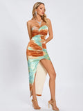 Ayleen Strapless Tie Dye Dress