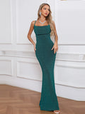 Pamela Spaghetti Strap Gown Dress