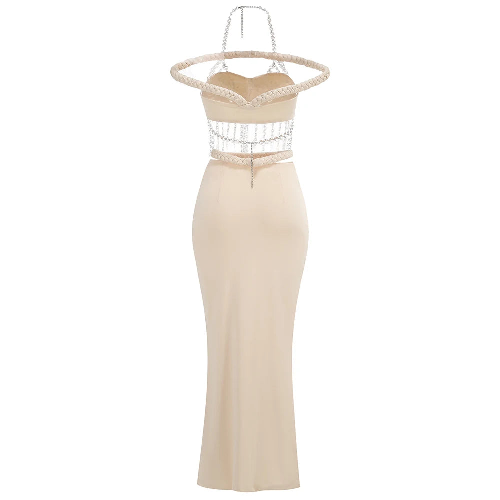 Amaris Off Shoulder Three Piece Set Dress