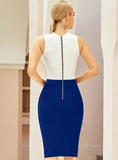 Adaline Bandage Dress with Mesh Inserts - SunsetFashionLA