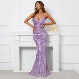 Arabella Sequin Mermaid Gown Dress - SunsetFashionLA