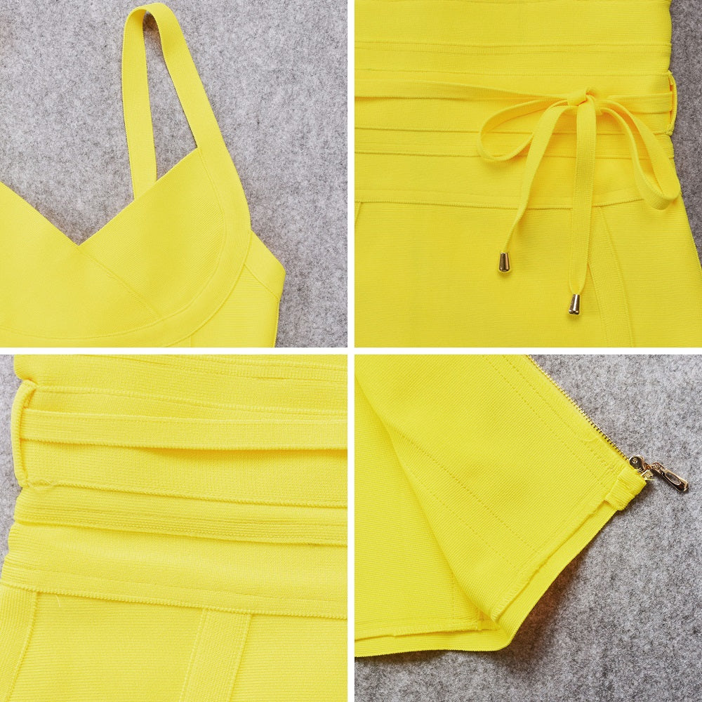 Belle Bandage Dress - SunsetFashionLA