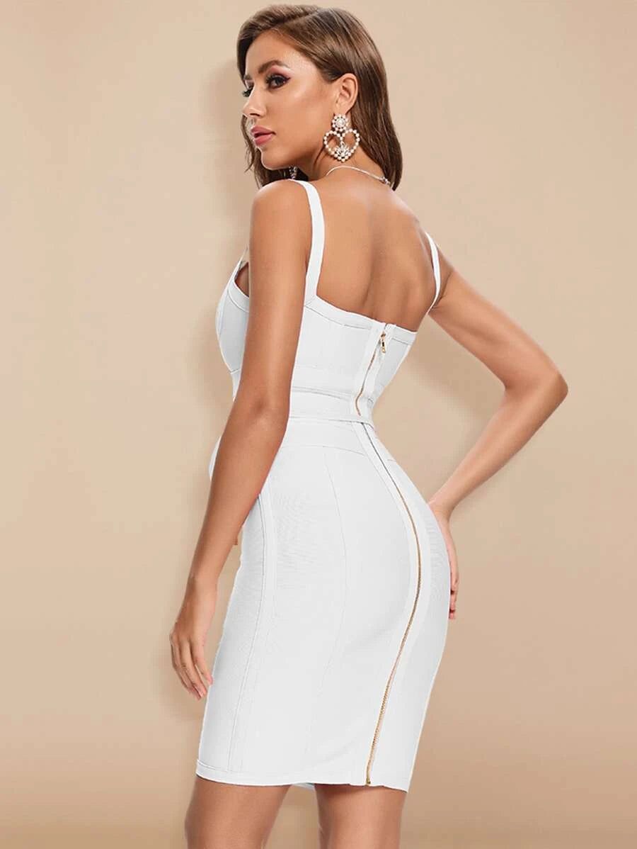 Belle Bandage Dress - SunsetFashionLA