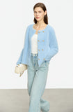 Brynne Double Breasted Fuzzy Cardigan - SunsetFashionLA