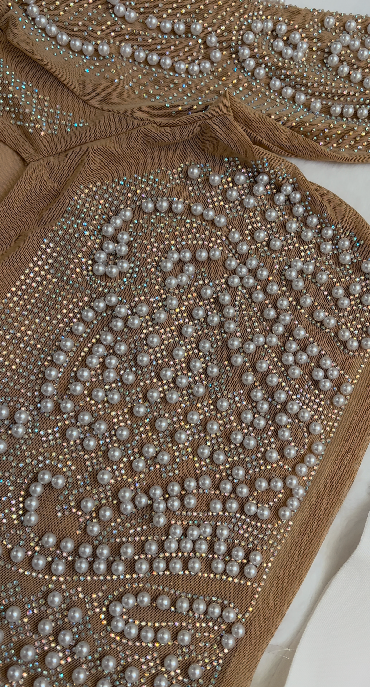 Calista Bandage Rhinestone Two Piece Dress Set - SunsetFashionLA