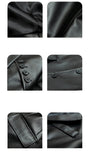 Carrie Single Breasted Leather Blazer - SunsetFashionLA