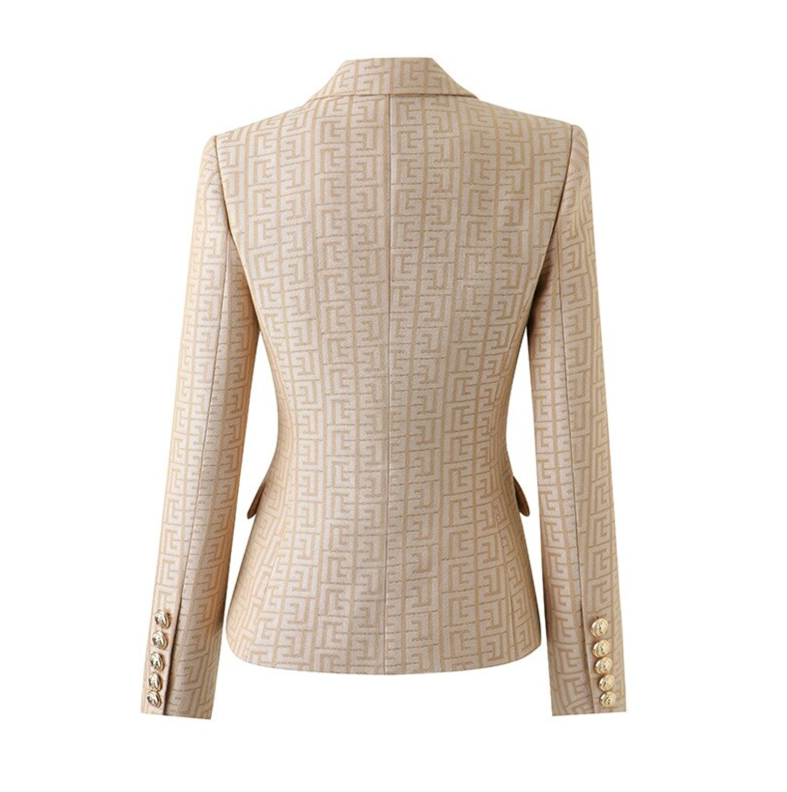Cia Monogram Jacquard Blazer - SunsetFashionLA