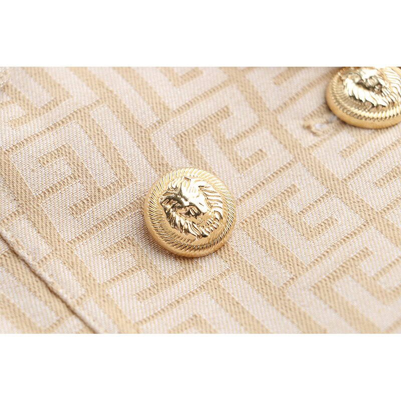 Cia Monogram Jacquard Blazer - SunsetFashionLA