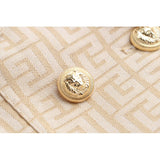 Cia Monogram Jacquard Blazer - SunsetFashionLA