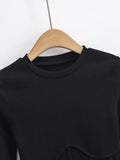 Corset Style Ribbed Long Sleeve Top - SunsetFashionLA