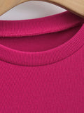Corset Style Ribbed Long Sleeve Top - SunsetFashionLA