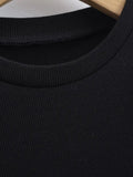 Corset Style Ribbed Long Sleeve Top - SunsetFashionLA
