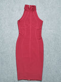 Damara Elegant Bodycon Bandage Dress - SunsetFashionLA