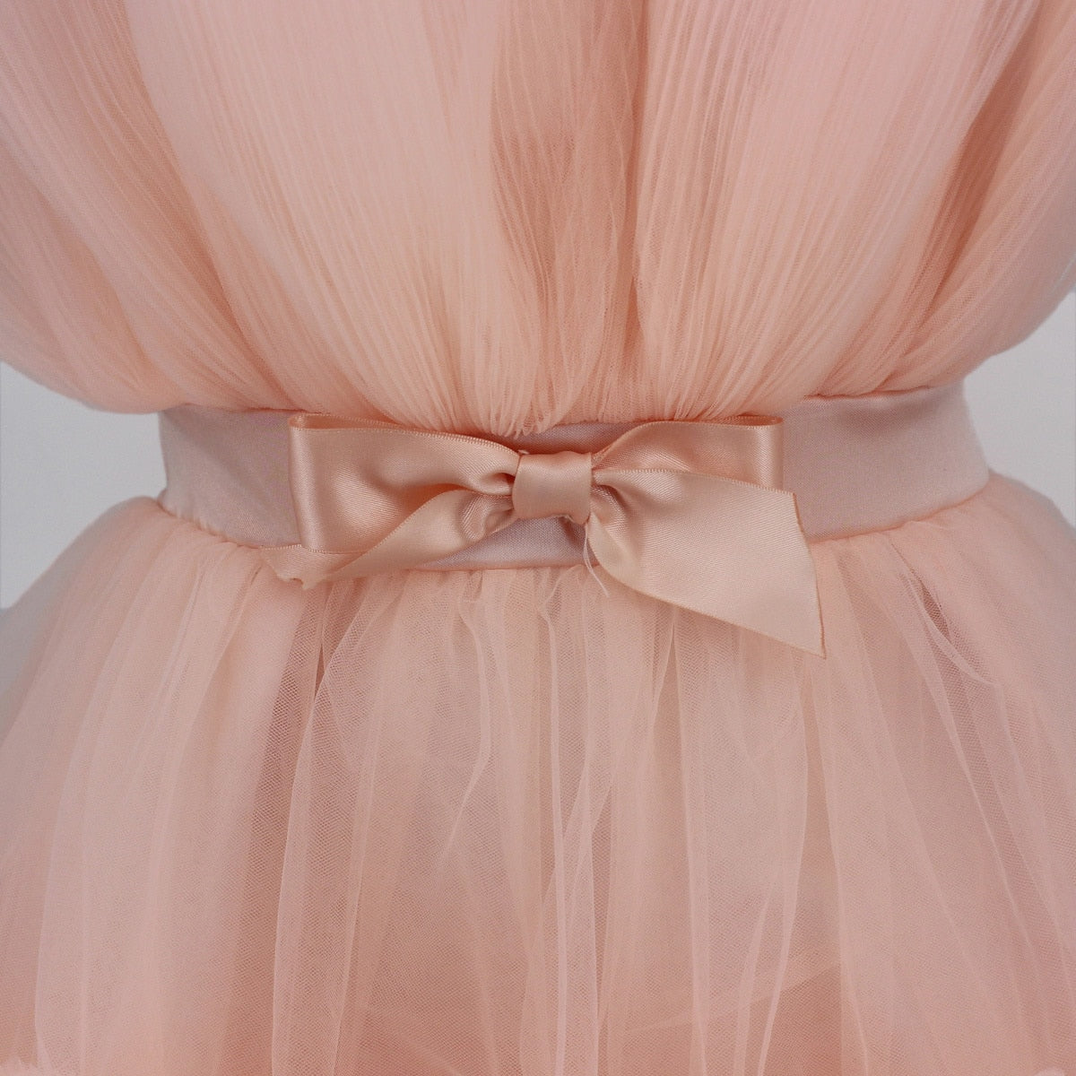 Deanna Mesh Ruched Dress - SunsetFashionLA