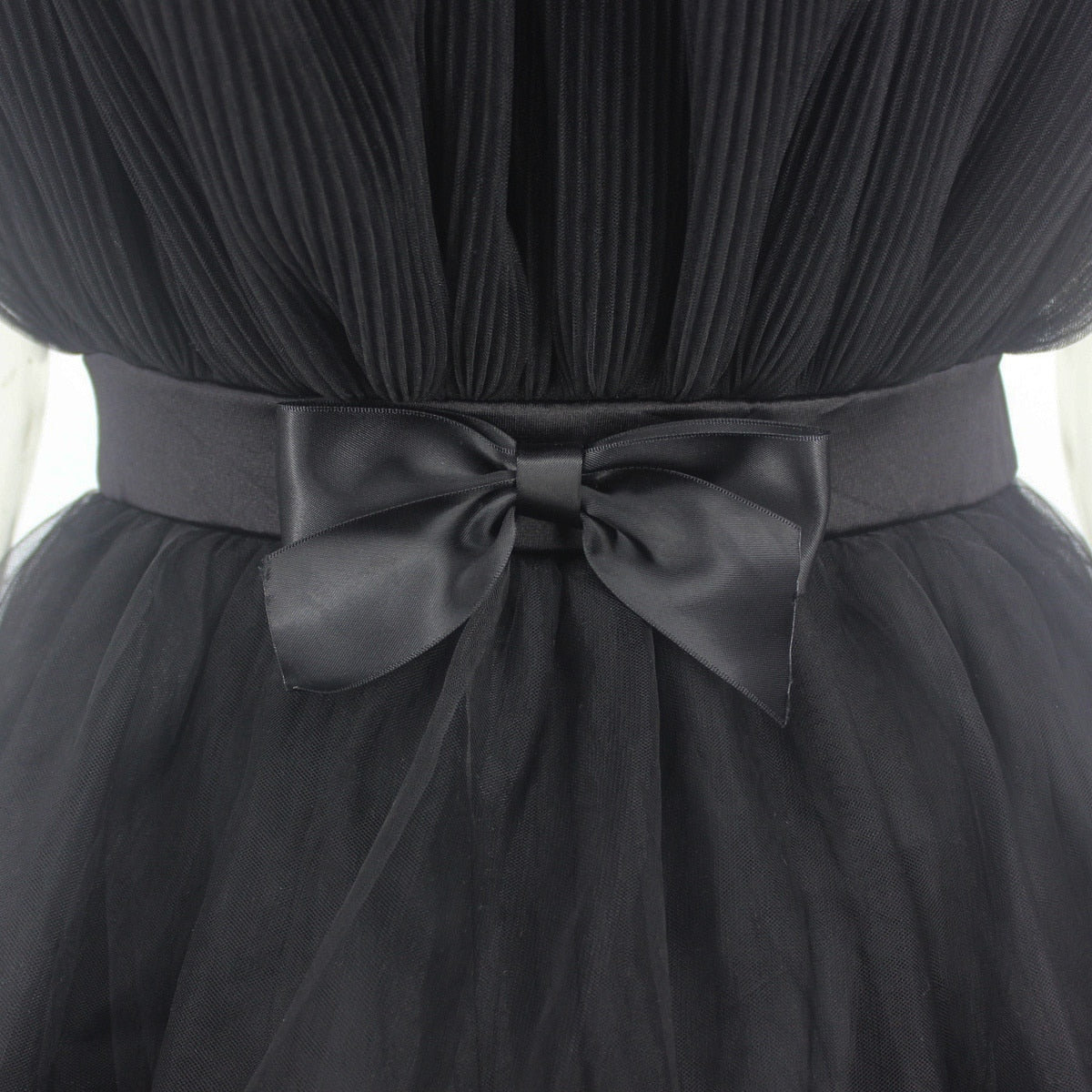 Deanna Mesh Ruched Dress - SunsetFashionLA
