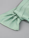 Delphi Off Shoulder Satin Dress - SunsetFashionLA