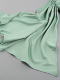 Delphi Off Shoulder Satin Dress - SunsetFashionLA