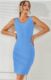 Dixie Knit Sweater Two Piece Dress - SunsetFashionLA