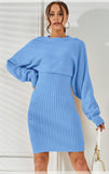 Dixie Knit Sweater Two Piece Dress - SunsetFashionLA
