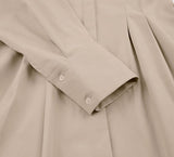 Elletra Pleated Shirt Dress - SunsetFashionLA