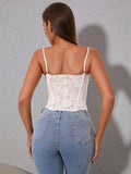 Eloise Lace Corset Top - SunsetFashionLA