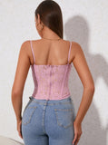 Eloise Lace Corset Top - SunsetFashionLA
