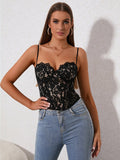 Eloise Lace Corset Top - SunsetFashionLA