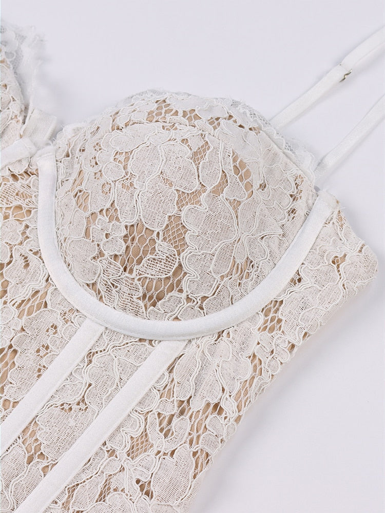 Eloise Lace Corset Top - SunsetFashionLA