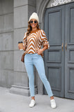 Elopen Leopard Print Knit Sweater - SunsetFashionLA