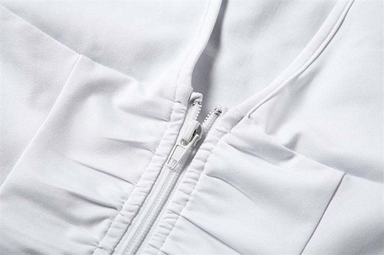 Enya Mesh Long Sleeve Crop Top - SunsetFashionLA