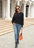 Evadne Oversized Knit Solid Color Sweater - SunsetFashionLA