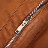 Fleece Lined Thick Warm Leather Jacket - SunsetFashionLA