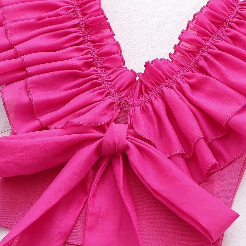Giselle Knitted Bow Top - SunsetFashionLA