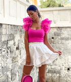 Giselle Knitted Bow Top - SunsetFashionLA