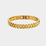 Gold Plated Wristband Bracelet - SunsetFashionLA