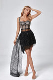 Ivanna Sequin Rhinestone Two Piece Dress Set - SunsetFashionLA