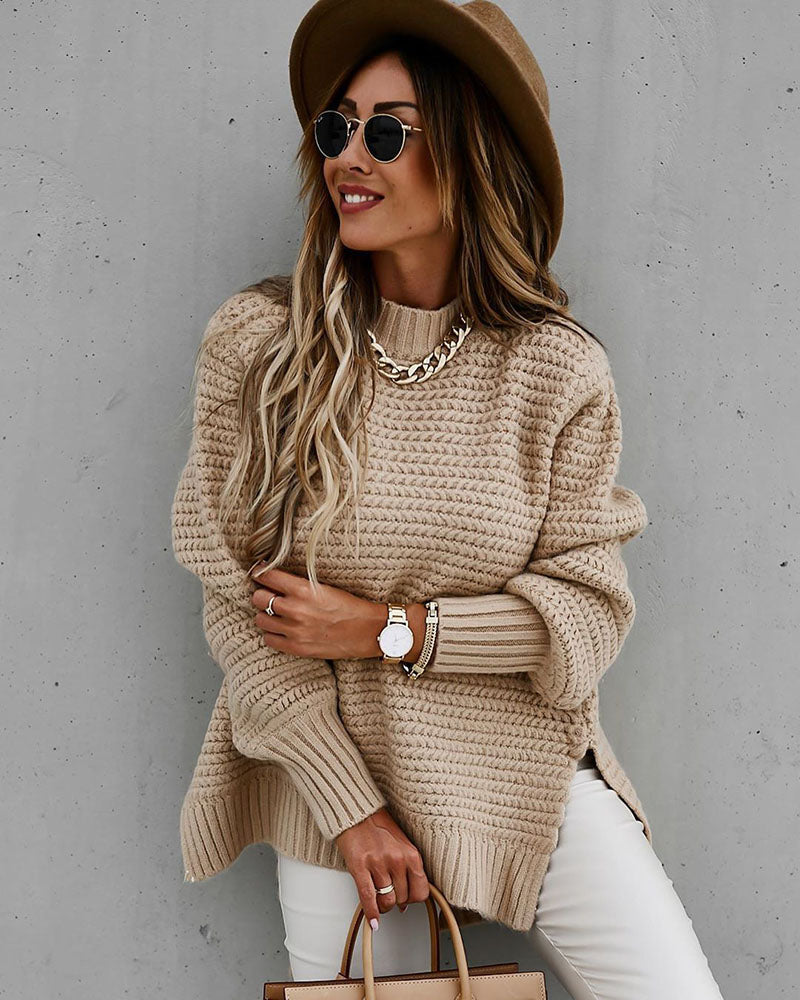 Ivy Knit Sweater - SunsetFashionLA