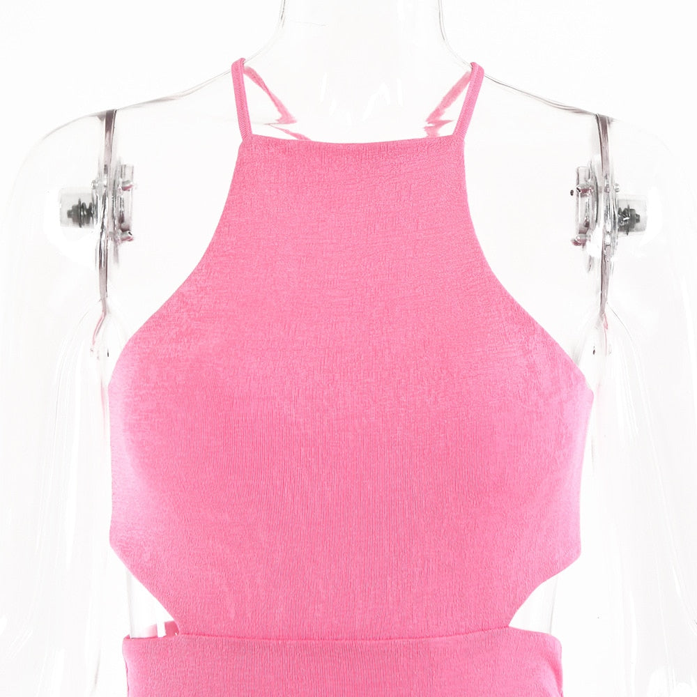 Izzy Cut Out Backless Dress - SunsetFashionLA