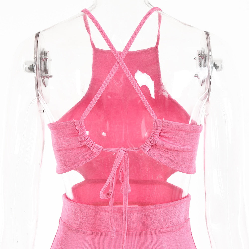 Izzy Cut Out Backless Dress - SunsetFashionLA