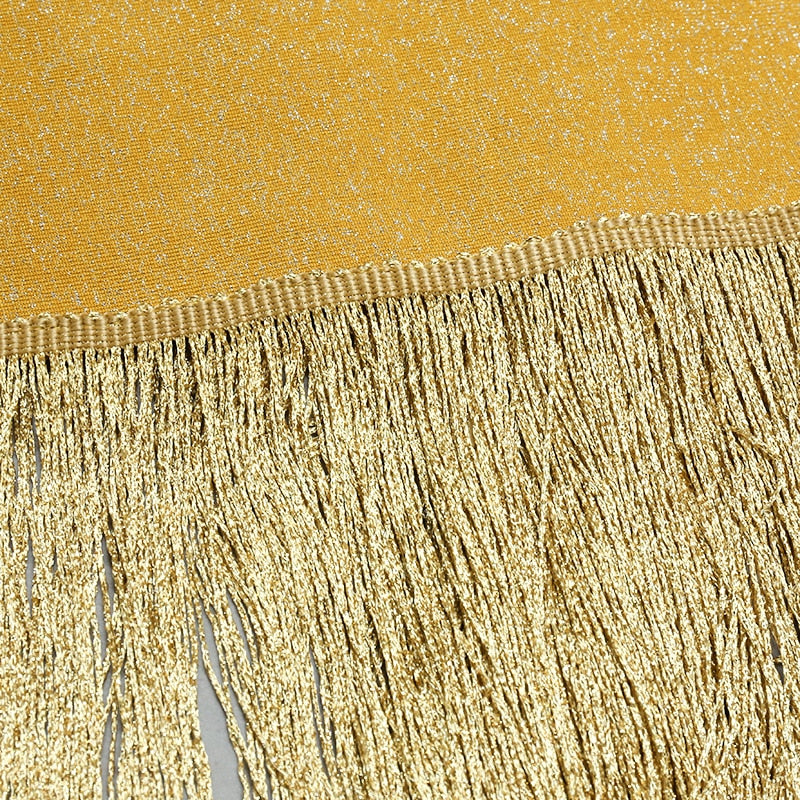 Jane Bandage Tassel Dress - SunsetFashionLA