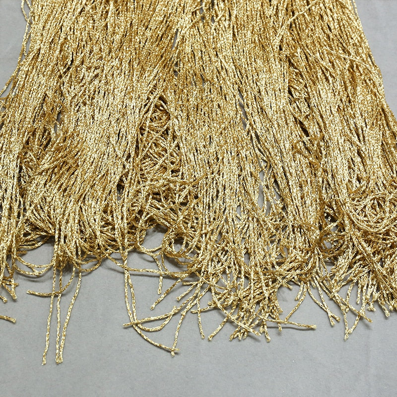 Jane Bandage Tassel Dress - SunsetFashionLA