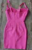 Janea Fuchsia Bandage Dress - SunsetFashionLA