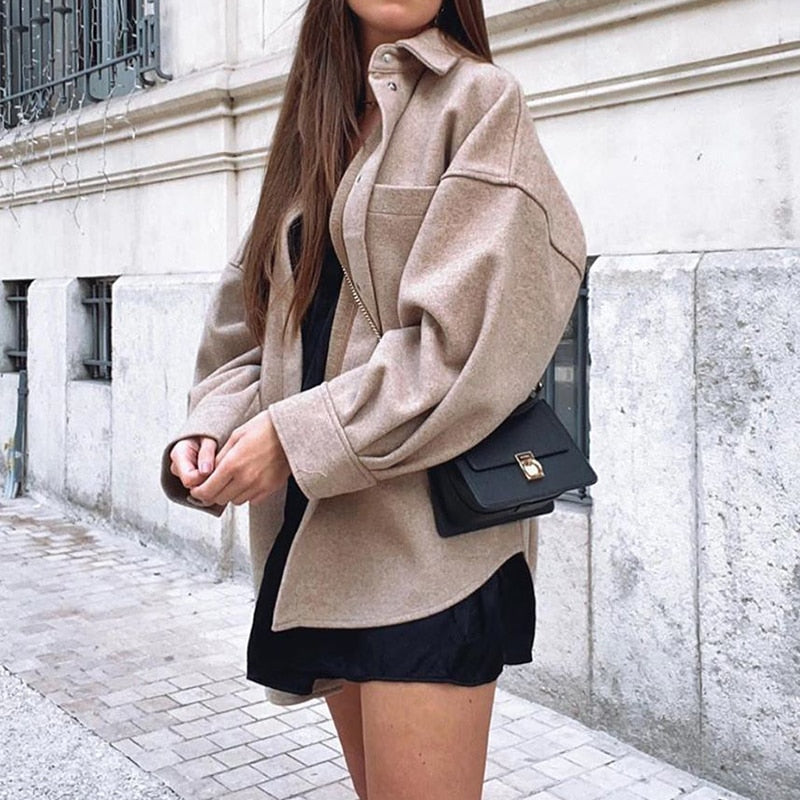 Jessy Shirt Jacket - SunsetFashionLA