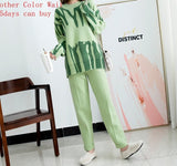 Joanne Tie Dye Warm Knit Two Piece Set - SunsetFashionLA