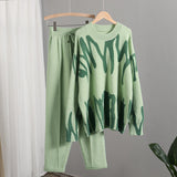 Joanne Tie Dye Warm Knit Two Piece Set - SunsetFashionLA