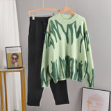 Joanne Tie Dye Warm Knit Two Piece Set - SunsetFashionLA