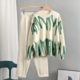 Joanne Tie Dye Warm Knit Two Piece Set - SunsetFashionLA